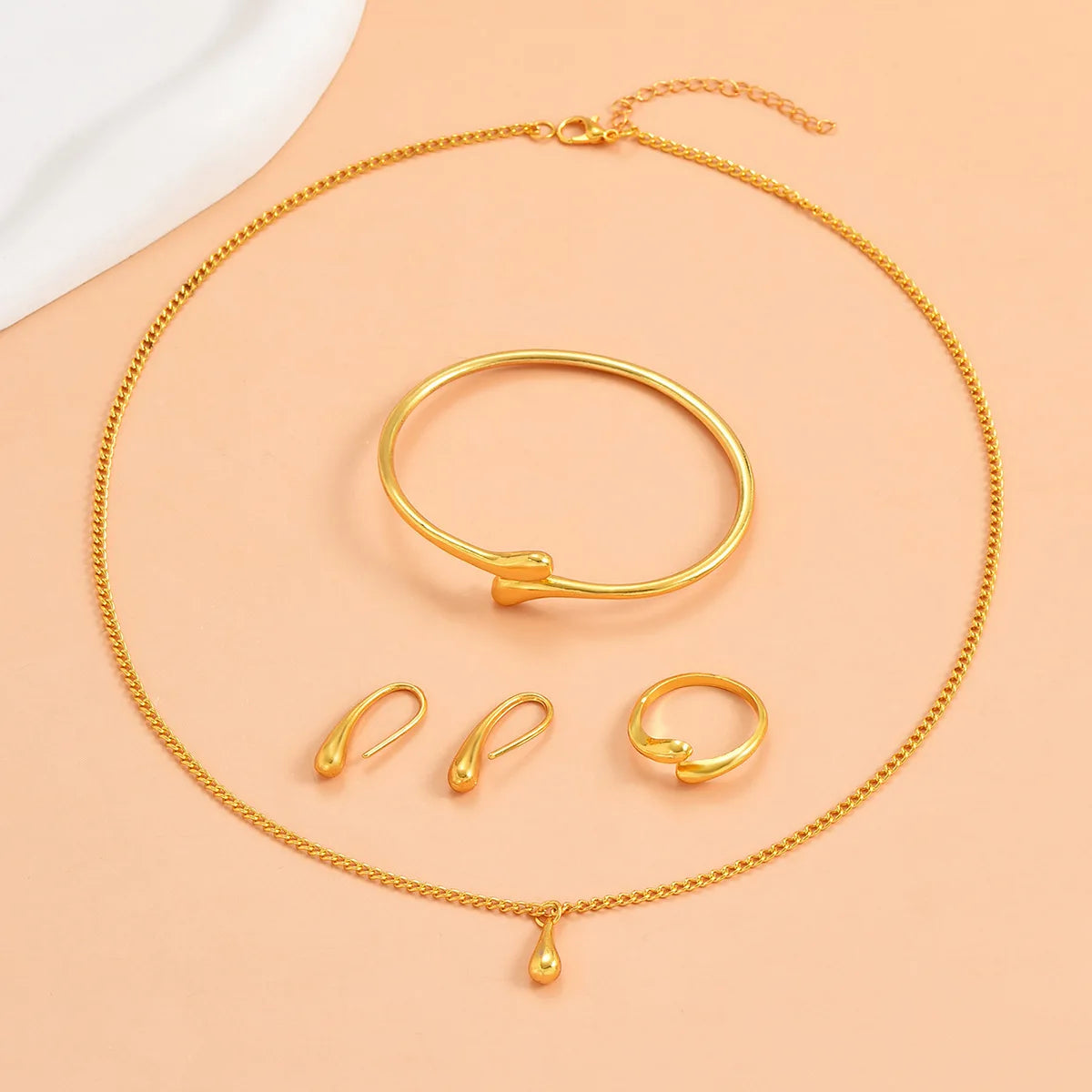 4Pcs 925 Sterling Silver Set